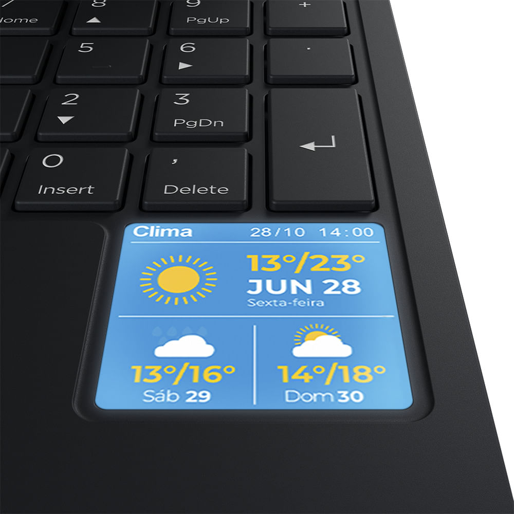 Notebook Positivo Vision R15M AMD® Ryzen 7-5825U Linux 16GB RAM